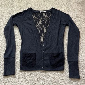 ⭐️ $15 for 2 ⭐️ Garage Lace Back Cardigan Size XS (like new)